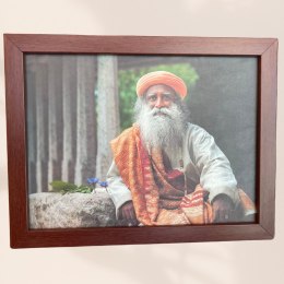 Gerahmtes Foto Sadhguru ISHA - GROSS 22,5x17,5