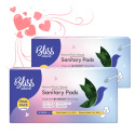 Bliss Natural Pakiet próbny Bliss (12 podkładek) Podpaski 8 Fluffy Pads + 4 Slimmy Pads