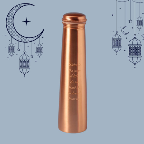 Butelka Miedziana z Cytatem – 750ml Copper ISHA