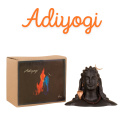 Adiyogi Popiersie - 6 cali (15,2 cm) Statuetka ze stopów metali